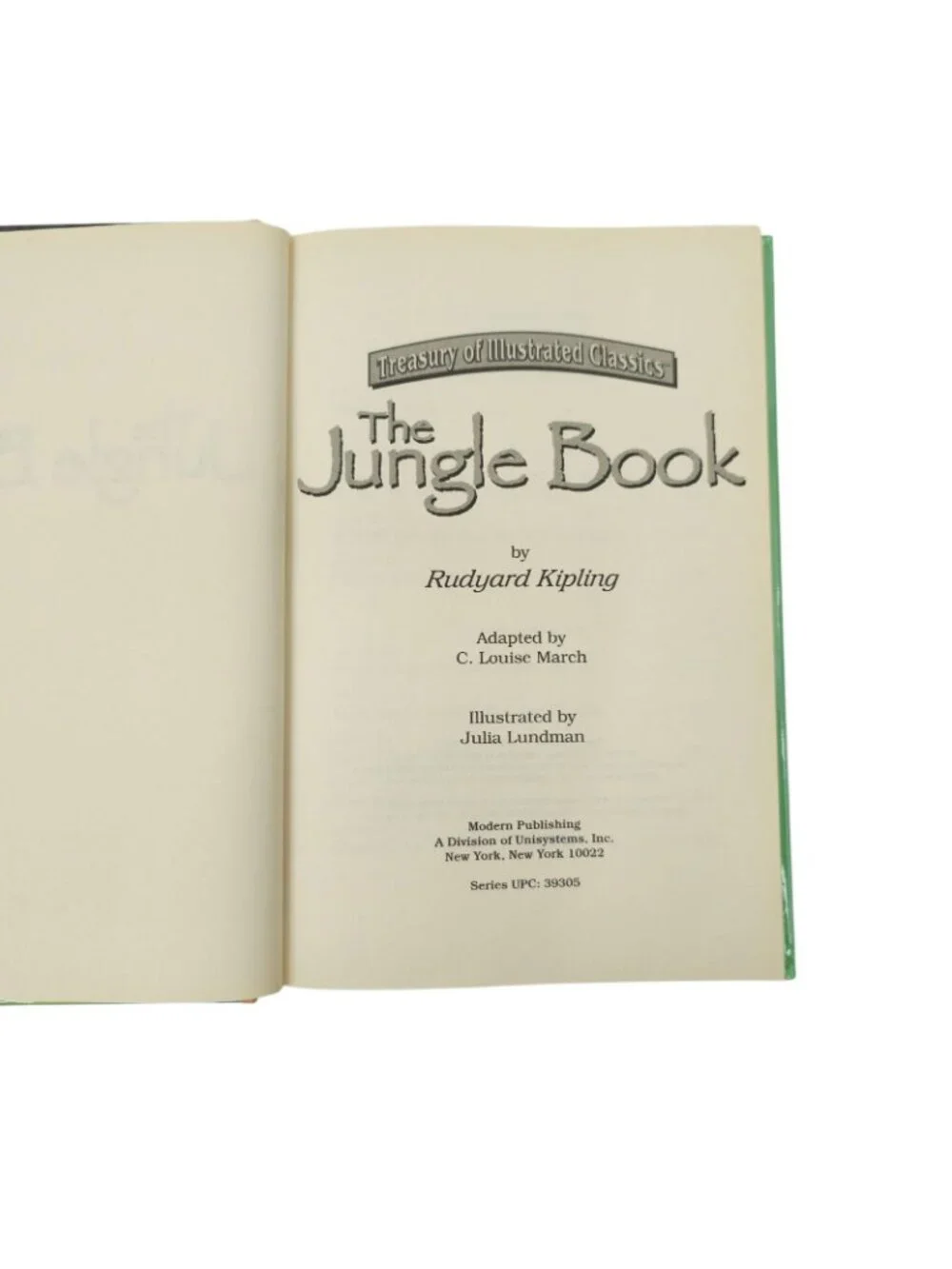 Treasury of Illustrated Classics The Jungle Book Hardcover Rudyard Kipling Kids